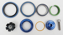 Load image into Gallery viewer, Cane Creek 110 Series integrated headset blue IS42/28.6 IS52/40 upper and lower
